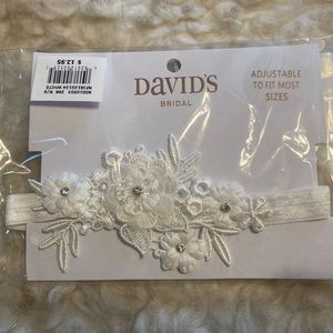 David’s Bridal Flower Garter